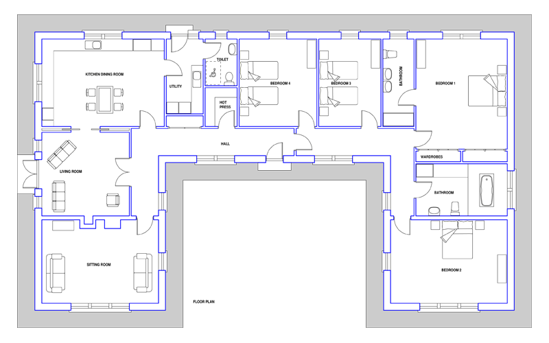 House Plans No 23 Fennor Blueprint Home Plans House Plans House 