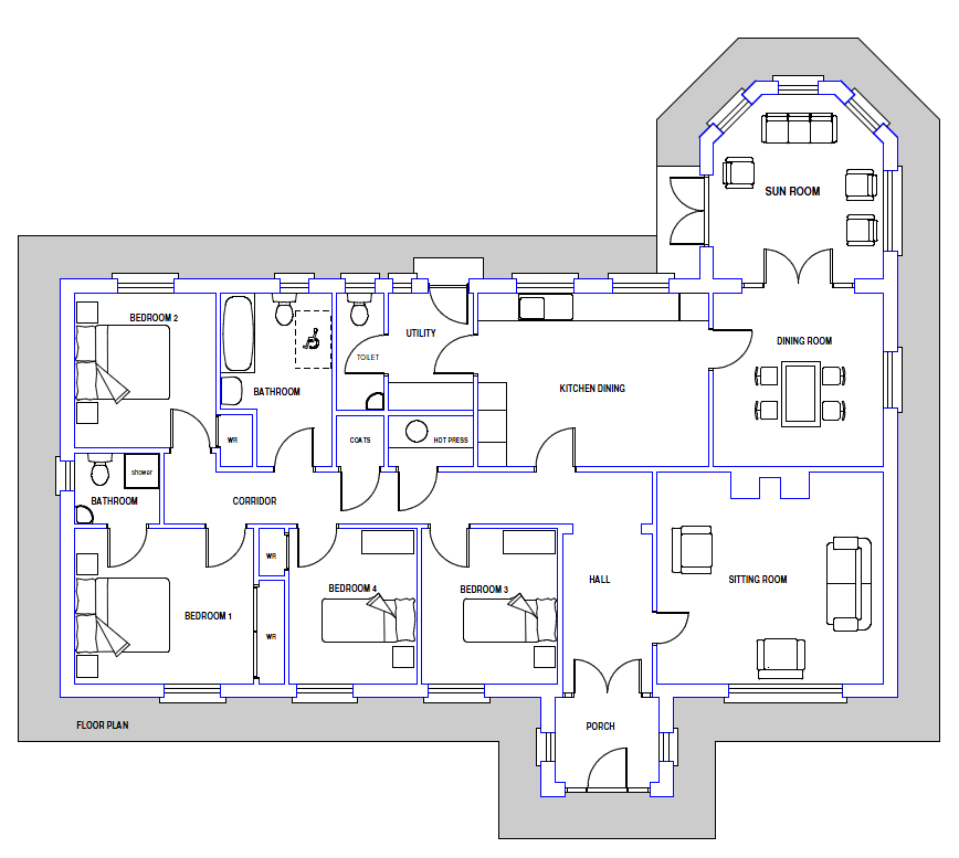 Traditional Irish House Floor Plans House Design Ideas