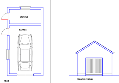 House Plans: Garage 5